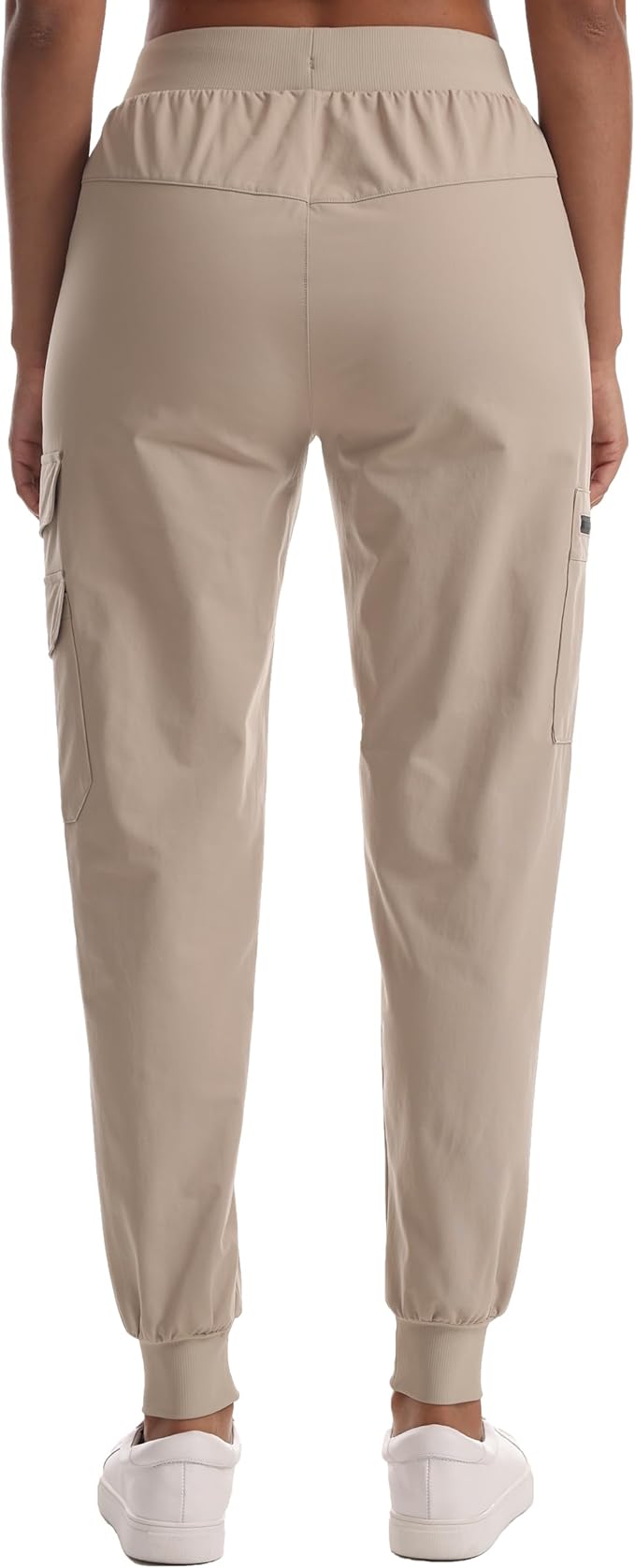 Women's Lightweight Hiking Joggers with Pockets - Water Resistant Cargo Pants for Outdoor Workouts Camping