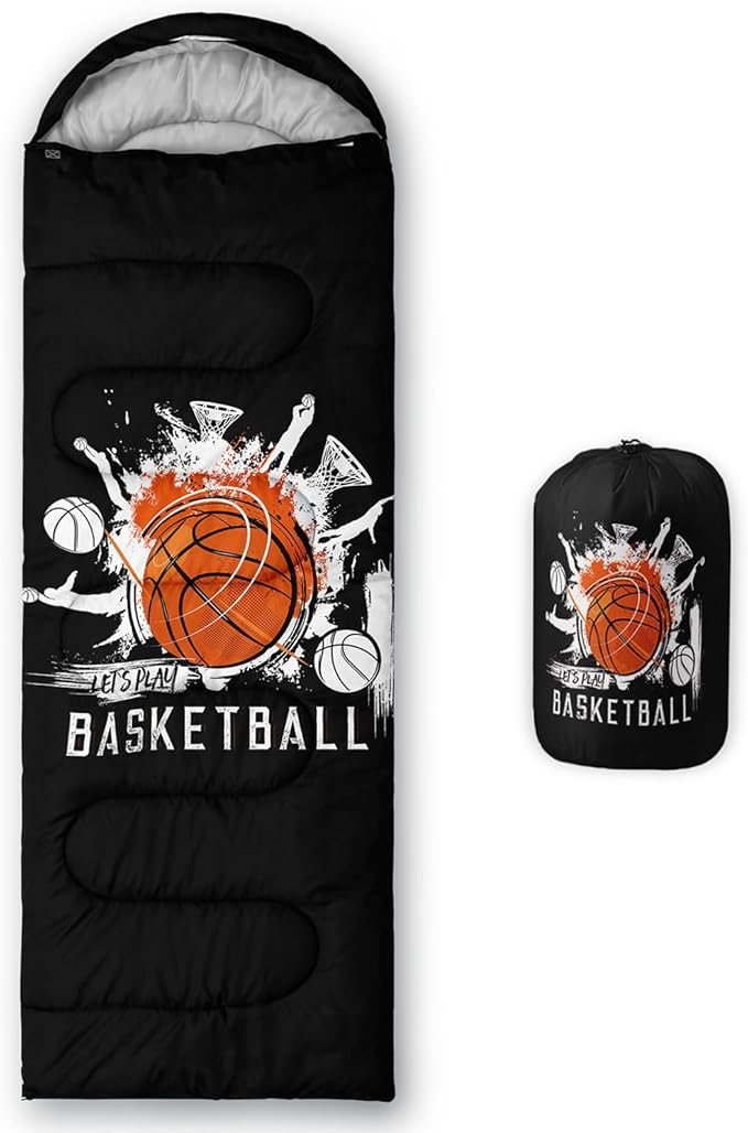 Sleeping Bags for Adults and Kids Backpacking Camping Sleeping Bags for Girls and Boys Lightweight Waterproof Cold/Warm 3-Season