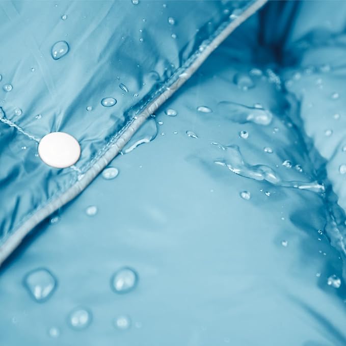 zzlamb Camping Blanket, Compact Lightweight Soft Puffy Blanket Water-Repellent, Packable Warm Quilt Down Alternative Picnic Hiking Backpacking Beach Travel RV Airplane Couch Car