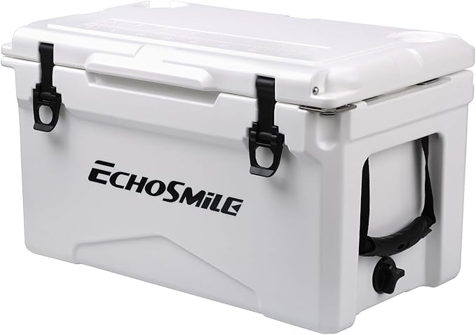 EchoSmile 25/30/35/40/60/75 Quart Rotomolded Cooler, Built to Stand up to The Rigors of The Journey