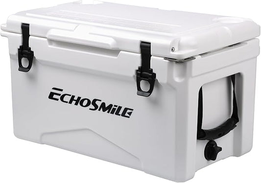 EchoSmile 25/30/35/40/60/75 Quart Rotomolded Cooler, Built to Stand up to The Rigors of The Journey