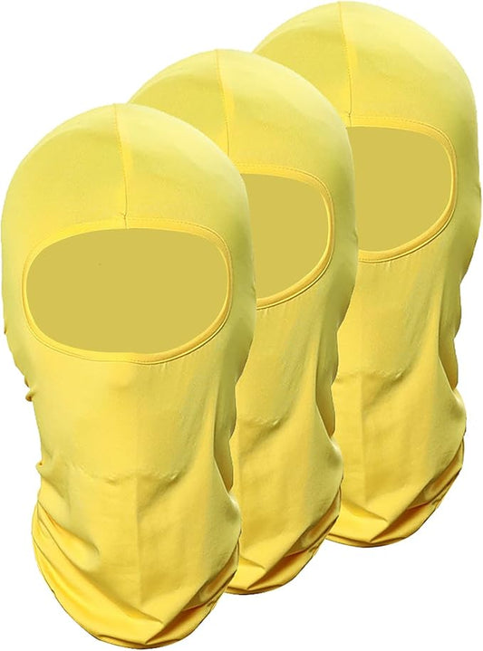 Pack of 3 Ski Mask Bandana Face Hat for Outdoor Airsoft Motorcycle Hood Helmet Balaclavas Headwear