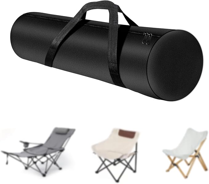 Kovshuiwe 48-Inch Camping Chair Storage Bag, Large Folding Chair Carry Bag Nylon Storage Tent Bag with Handle Strap for Travel Outdoor Camping Sports-48x11x11inch（Bag only）