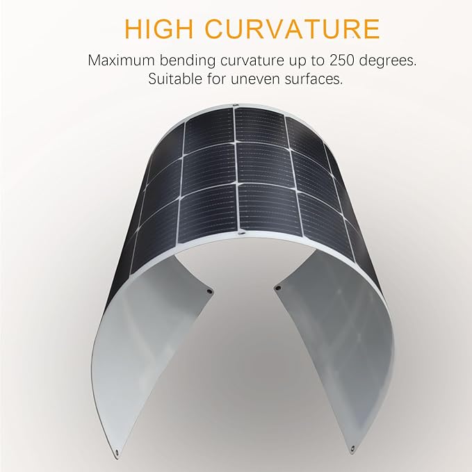 XINPUGUANG Solar Panel 12V 200W System Kit 100W Flexible Solar Panel Monocrystalline Battery Charger with Extension Cable 20A Charge Controller Power for RV Boat Cabin Car Trailer(200W-1)