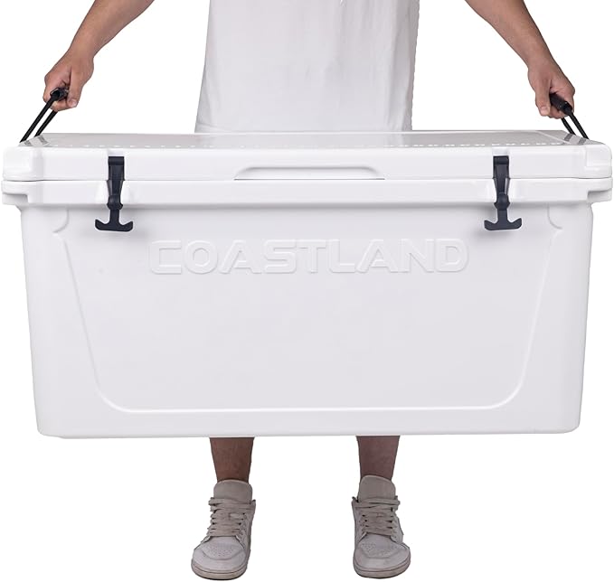 Coastland Delta Series Rotomolded Coolers, Premium Everyday Use Insulated Cooler, Ideal Portable Ice Chest Available in Multiple Capacities & Colors