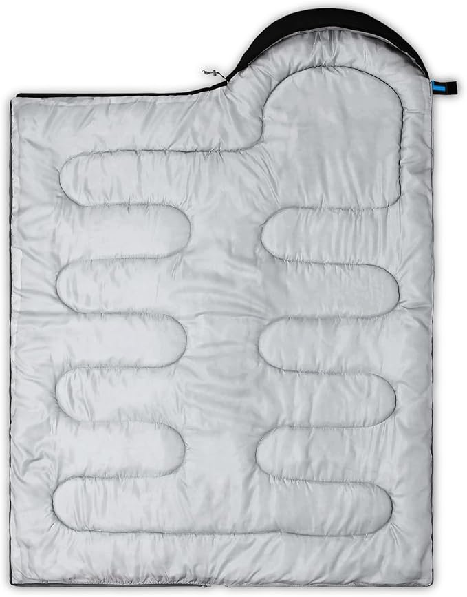 AILONEN Blue Glowing Basketball Sleeping Bag for Kids Boys,Warm and Cool Weather,Lightweight,Waterproof Backpacking,City Theme Ball Sports Sleeping Bag for Camping