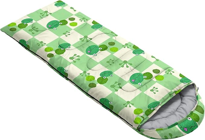 AILONEN Pink Lovely Rabbit Sleeping Bag for Girls Kids Adults,Warm and Cool Weather,Lightweight,Waterproof Backpacking,Cartoon Flowers Printed Bunny Sleeping Bag for Camping