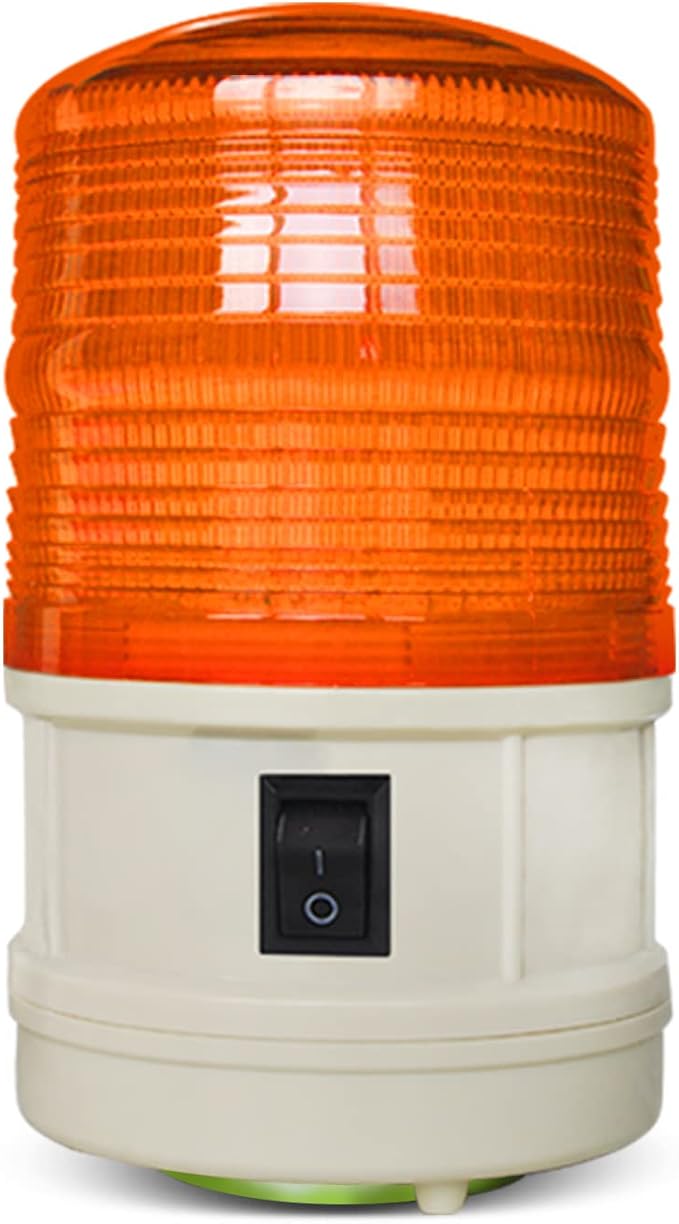Led Strobe Lights Magnetic Battery Amber Flashing Beacon Light with No Sound Emergency Lights for Vehicles Trucks Car Forklift LTD-5088
