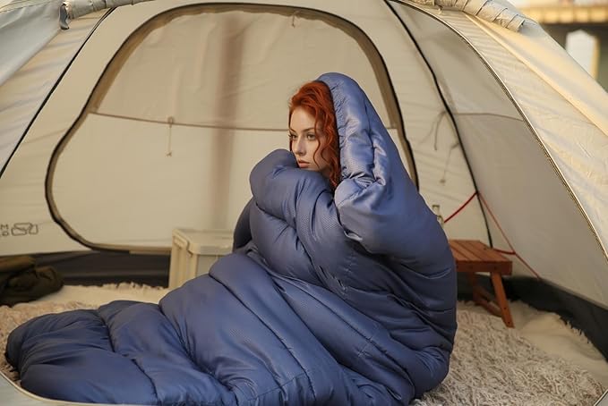 Sleeping Bags Lightweight Waterproof- Cold Weather Sleeping Bag Camping Hiking Outdoor Travel Adults Girls Boys Mens