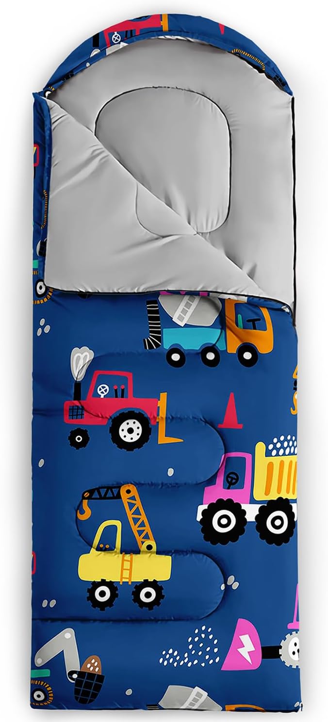 Camping Sleeping Bags Warm & Cool Weather Waterproof Backpacking Sleeping Bag All Seasons Camping, for Adult Kids Boy Girls Camping Gear Equipment, Traveling