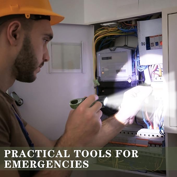 Leelosp 9 Pieces Hand Crank Flashlight Solar Powered Flashlight for Emergencies Dynamo Rechargeable LED Survival Light for Outdoor Sports Hiking Camping(Black,Green,Yellow)