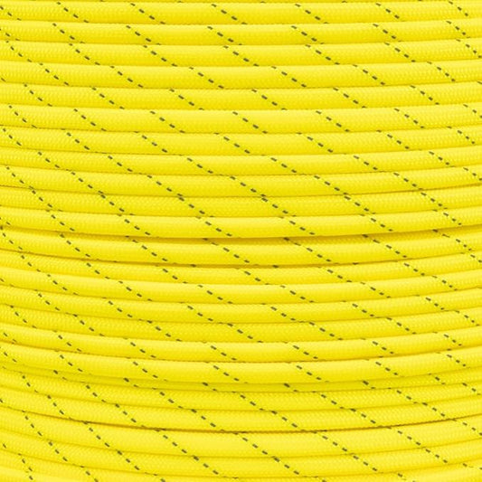 Paracord Planet Reflective 550lb Paracord – 7 Strand Type III Nylon Parachute Cord for Outdoor Visibility, Hiking, and Crafting – 30+ Colors and 4 Length Options