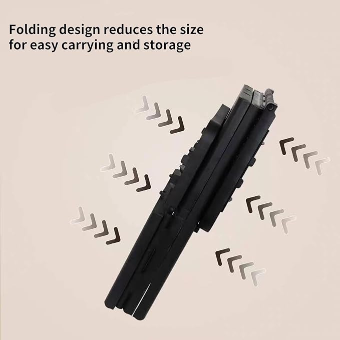 2-Step Folding Stool, Non-Slip Folding Step Stool Plastic Steps Ladder, Portable Bedside Step Stool, Hold up to 300 lbs, Lightweight & Foldable Step Ladder for Kitchen Toilet Office Home RV-Black