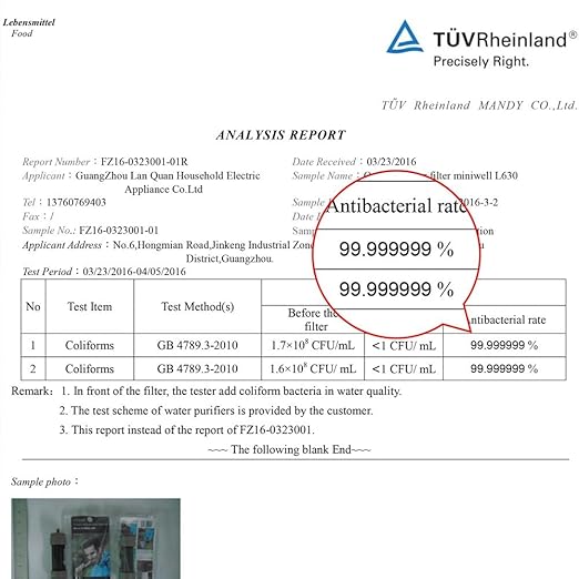 Miniwell Gravity Water Filter Straw - Ultralight, Versatile Hiker Filter with Bucket Connector (Grey)