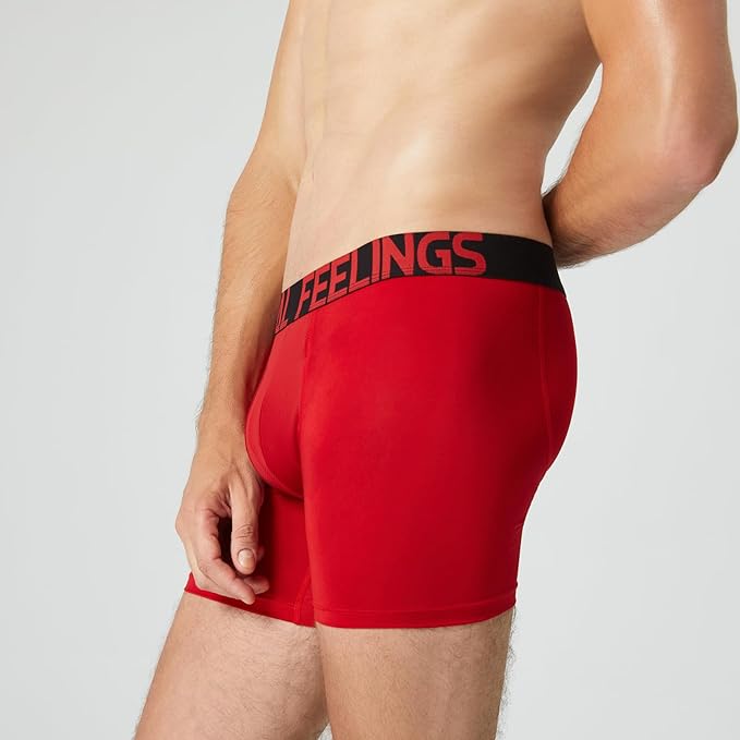 Natural Feelings Mens Underwear Coolzone Boxer Briefs for Men Pack Stretch Performance Quick Dry Sports Underwear