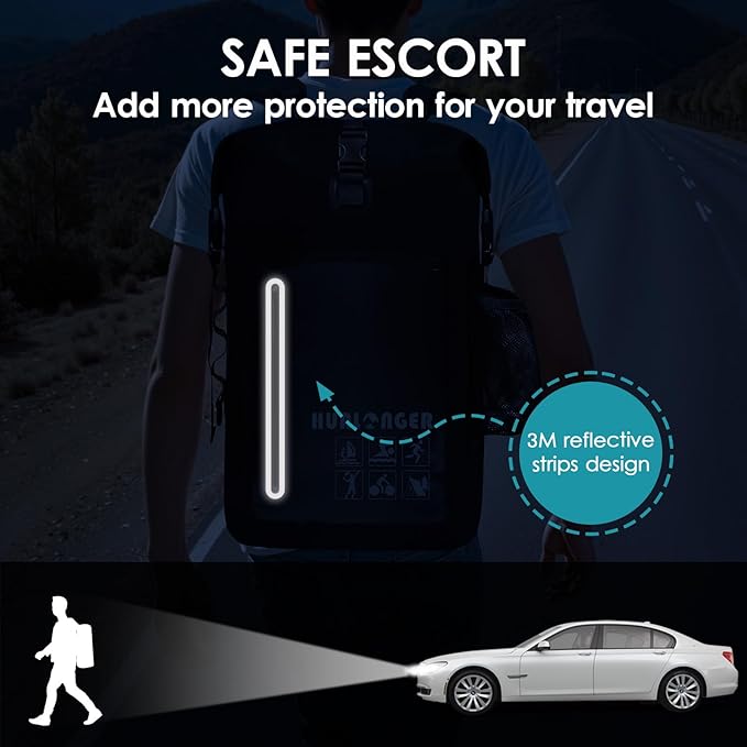 Dry Bag Backpack 20L/30L/40L- Roll Top Closure Bag - Heavy Duty Dry Bags Waterproof - Lightweight Durable Floating Dry Bag with IPX8 Waterproof Phone Case