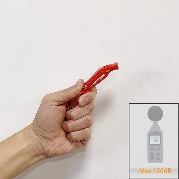 Emergency Safety Whistle with Lanyard, Loud Pea-Less Whistles for Boating Kayaking Life Vest Survival Rescue Signaling.