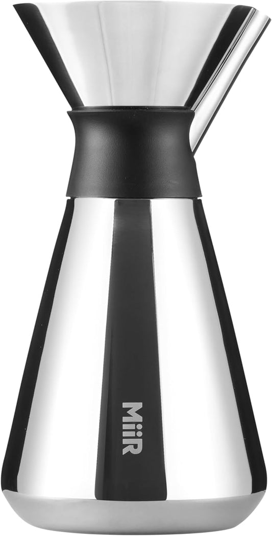 MiiR New Standard Carafe, 33oz Shatterproof, Durable Double-Wall Vacuum Insulated Coffee Carafe for Pour Over Coffee