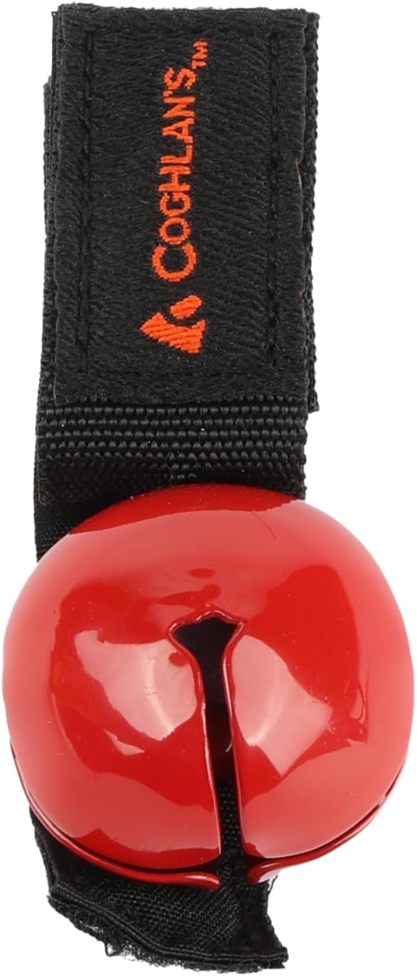 Coghlan's Magnetic Bear Bell with Silencer, Red – Outdoor Safety for Hiking, Camping, and Wildlife Protection – Noise Alert Deterrent for Bears and Other Wildlife
