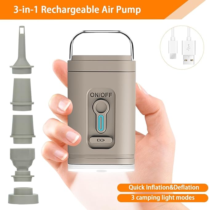 Double Self Inflating Sleeping Pad,2.7" Extra Thick Memory Foam Camping Pad, 60S Fast Air Self-Inflating Camping Mattress Pads, 4 Season Sleeping Mat for Camping Rooftop Tent Car Truck Van