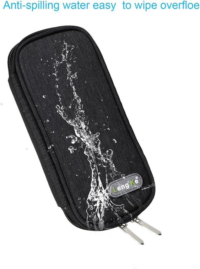 YOUSHARES Insulin Cooler Travel Case, Refrigerated Cooler Travel Case with 2 TSA Approved Ice Pack