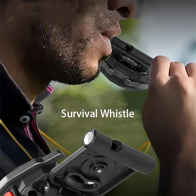 Portable Outdoor Strong Mini Lighter Multifunctional Floodlight with Rechargeable USB Charging,Emergency Tool Magnetic Base, Whistle, Screwdriver, Seat Belt Cutter for camping fishing hiking (1)