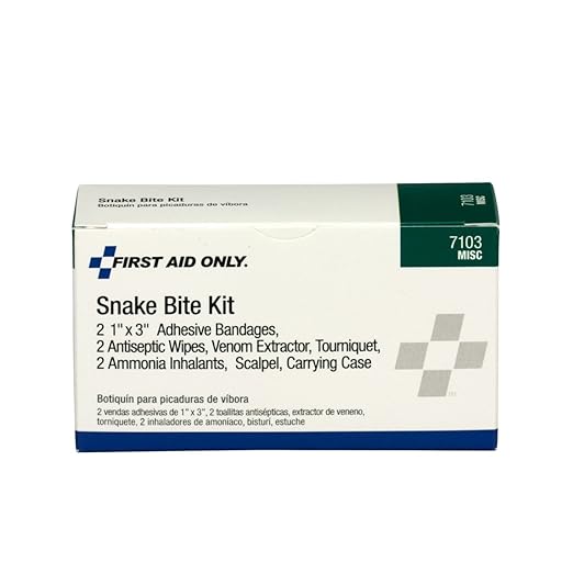 First Aid Only 7103 11 Piece Snake Bite First Aid Kit In Box