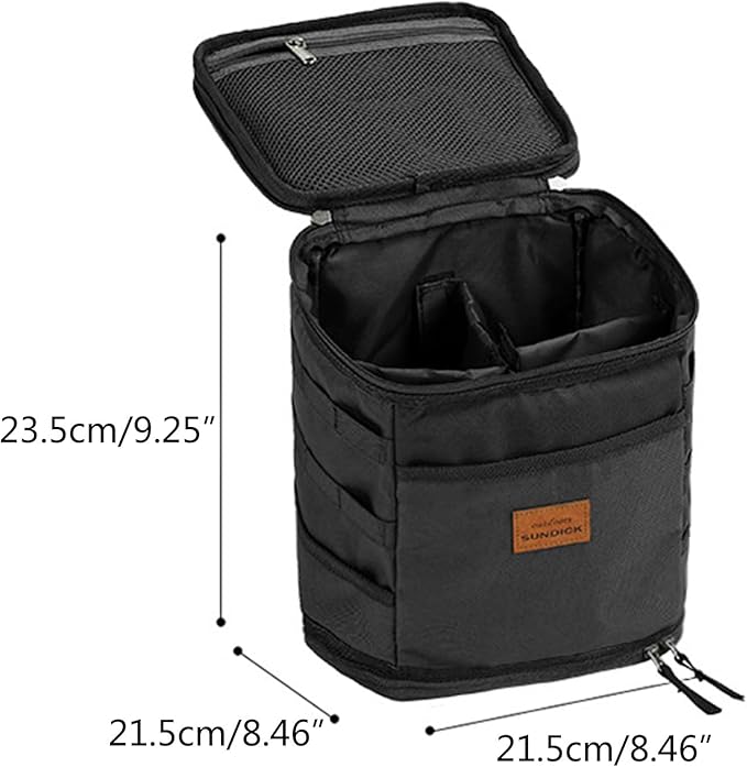 Outdoor Camping Tank Storage Bag Large Capacity Tool Bag Picnic Cookware Utensils Organizer for Women Men Tableware Storage Bag