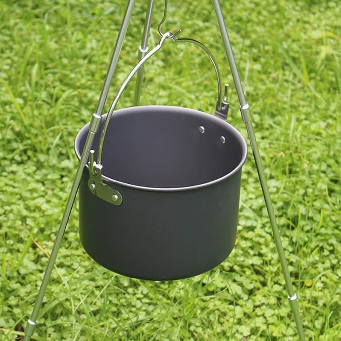 MyLifeUNIT Camping Pot Cookware, Portable Cooking Pot for Outdoor Camping Hiking, 5-Quart