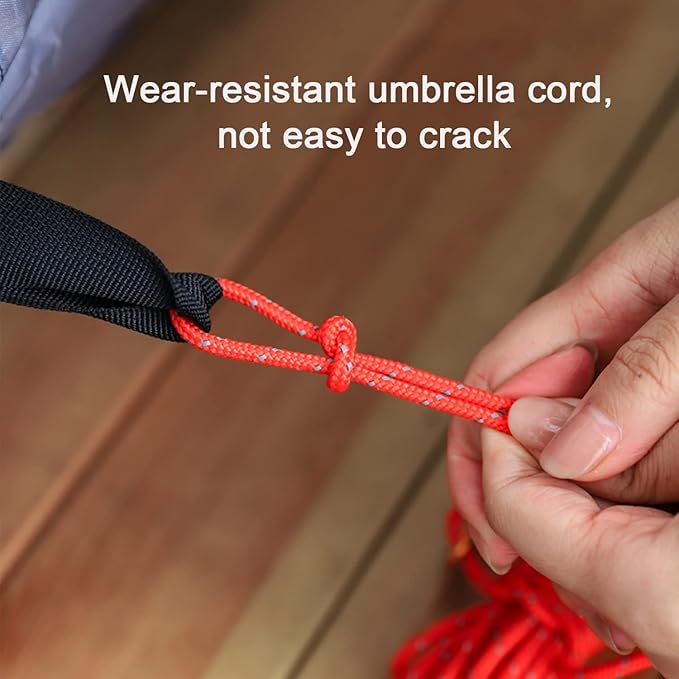 8 Pack 4mm Guy Lines Ultralight Tent Cords with Aluminum Adjuster Tensioner Outdoor Camping Guylines Ropes for Tent Tarp,Climbing,Hiking Backpacking (Blue)