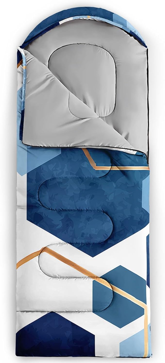 Kids Sleeping Bag for Boys Girls,3D Basketball Print-Lightweight Warm Portable Outdoor Indoor-Waterproof Cold Weather Resistant Sleeping Bag for Camping Hiking