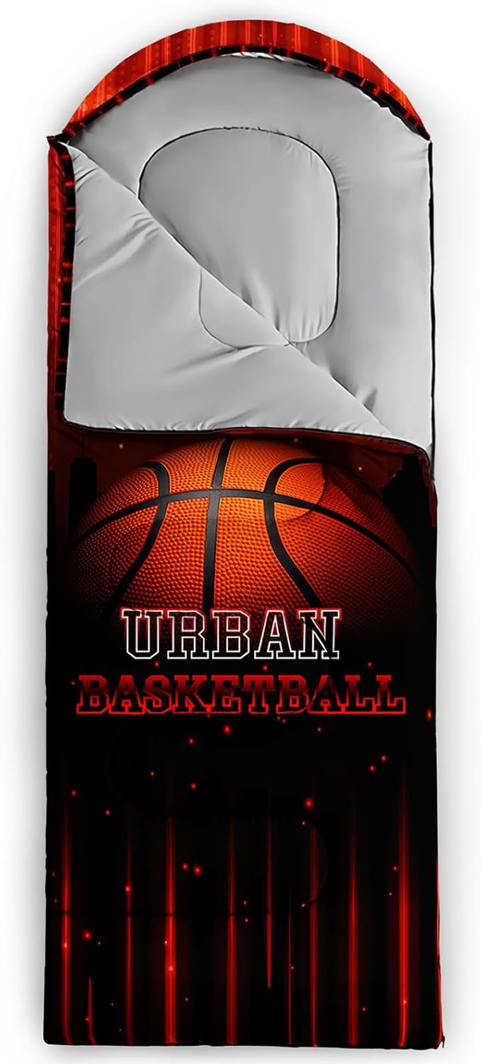 QOOMO Camping Sleeping Bags,3 Season Warm & Cool Weather,Lightweight,Waterproof Sleeping Bags for Adults & Kids,Traveling,and Outdoors,Camping Gear Equipment