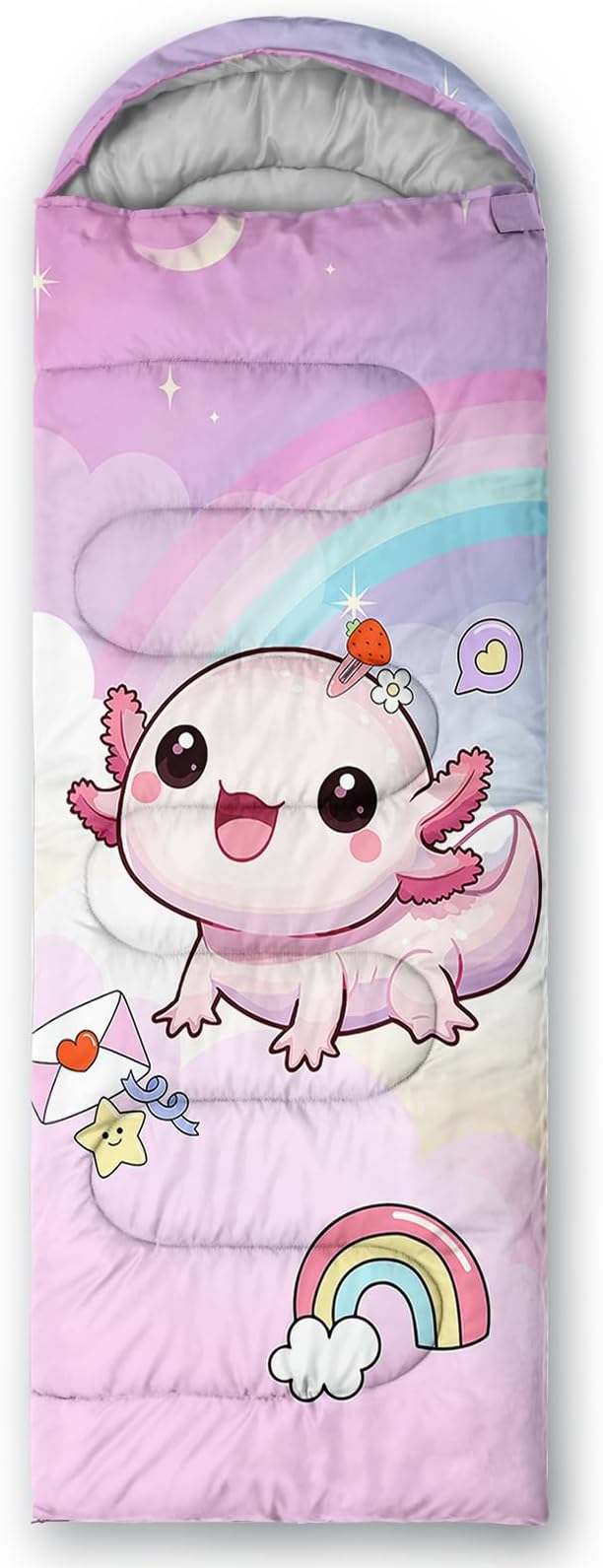 QOOMO Camping Sleeping Bags,3 Season Warm & Cool Weather,Lightweight,Waterproof Sleeping Bags for Adults & Kids,Traveling,and Outdoors,Camping Gear Equipment