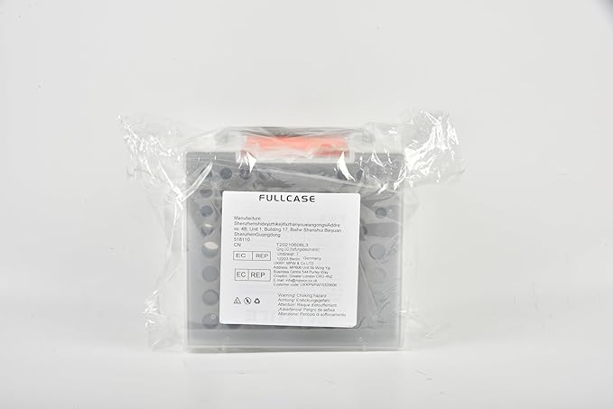 FULLCASE Battery Storage Organizer Holder Holds 72 AA AAA Batteries, Box Cases Garage Container, Home Drawer Organization Dispenser (Case Only) (White)