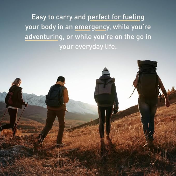 Roundhouse Provisions by Chuck Norris Emergency Food Bars - High Calorie Lemon Shortbread, 14 Vitamins & Minerals - Whole Grain Sorghum, 5-Year Shelf Life - Survival Rations for Crisis & Adventure