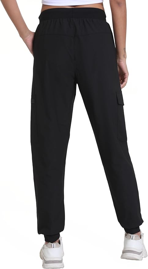 Women's Lightweight Cargo Pants with Pockets Stretchy Quick Dry Hiking Pants for Travel Casual Outdoor