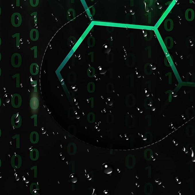 Axolotl Gamepad Sleeping Bag,3 Season Warm and Cool Weather Game Console Sleeping Bag for Boys Teens,Waterproof Lightweight Geometry Hexagonal Sleeping Bag for Traveling,Outdoors Camping,Blue,Black