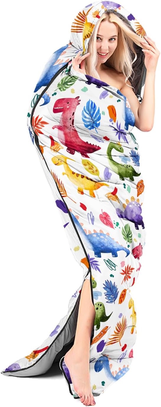 Sleeping Bags for Adults Kids,Backpacking Camping Sleeping Bag for Girls Boys Lightweight Waterproof Cold/Warm Weather Sleeping Bag for All Season
