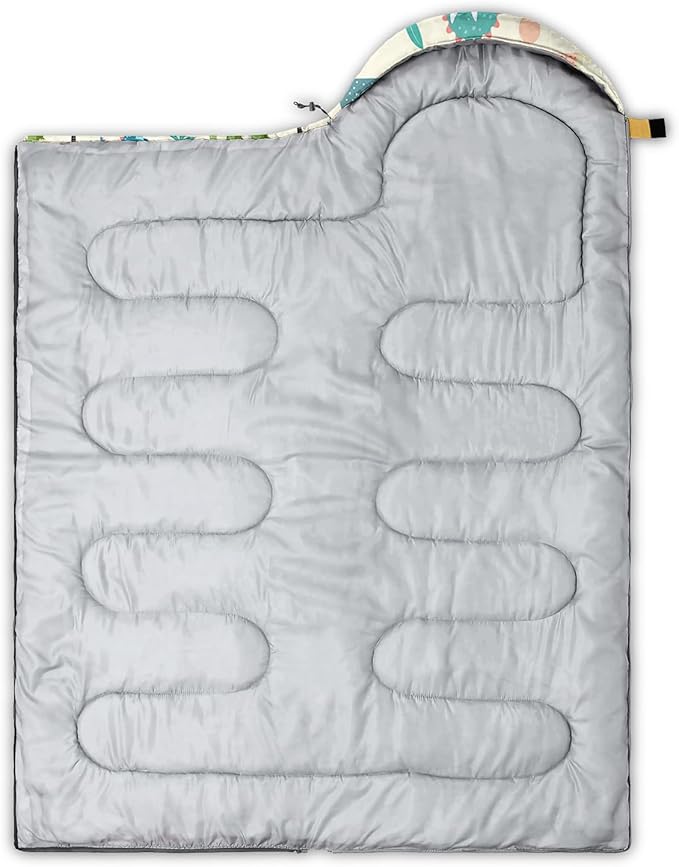 Camping Sleeping Bags Warm & Cool Weather Waterproof Backpacking Sleeping Bag All Seasons Camping, for Adult Kids Boy Girls Camping Gear Equipment, Traveling