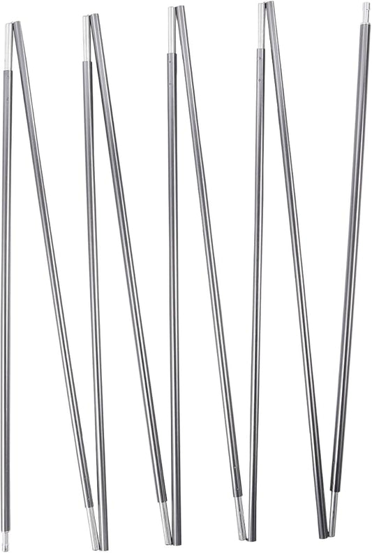 Preassembled Tent Poles Replacement, Gray 7001 T6 Heated Aluminum Tent Poles 1 Pole Pack