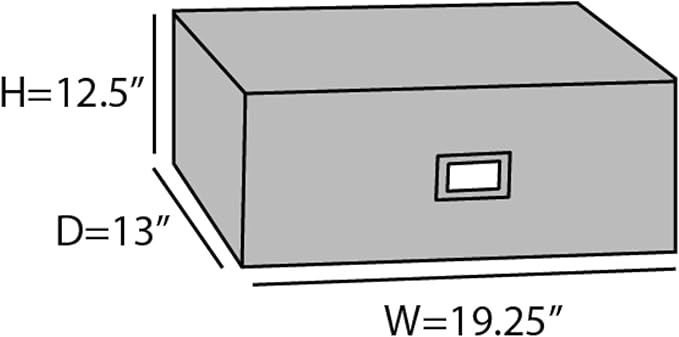 Covermates Keepsakes - Serveware Storage - Padded Protection - ID Window - Stain Resistant - Machine Washable - China Storage, Slate