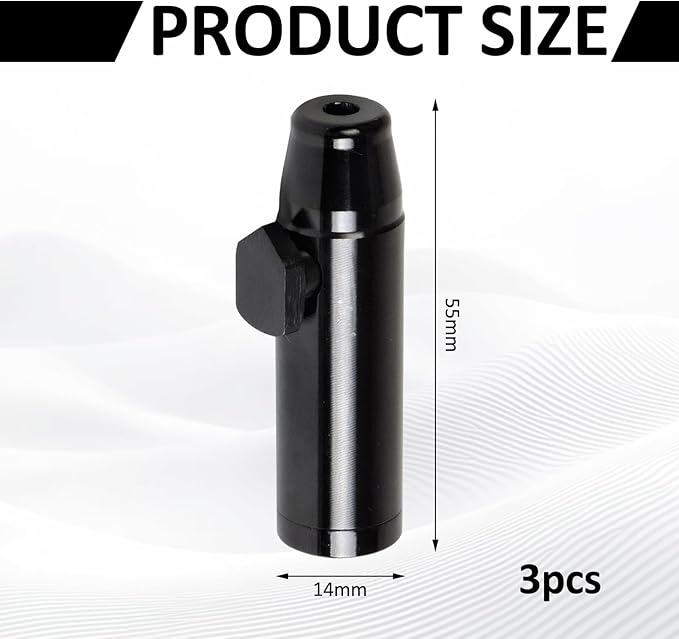 3 Pack Metal Spice Dispenser, Portable Mini Leakproof Food Shaker, Waterproof outdoor Pepper Camping Spice Black Container,Salt Shaker for Travel Cooking Various Seasoning Needs