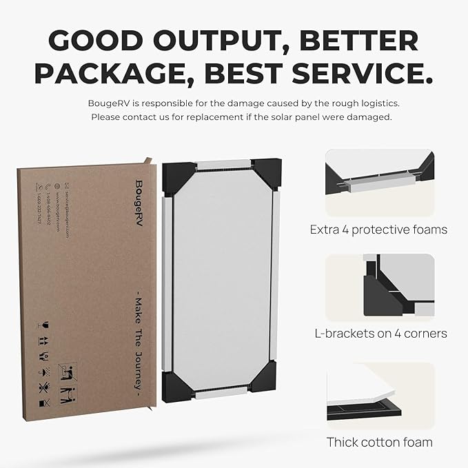 BougeRV Bifacial 400 Watts 10BB Solar Panel, 23% Efficiency All Black Design Monocrystalline Technology Work with 12 Volts Charger for RV Camping Home Boat Marine Off-Grid (BIFACIAL 2PCS 200W)