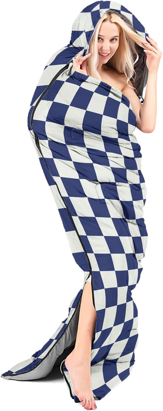 Sleeping Bags for Adults and Kids Backpacking Camping Sleeping Bags for Girls and Boys Lightweight Waterproof Cold/Warm Sleeping Bag for All Season