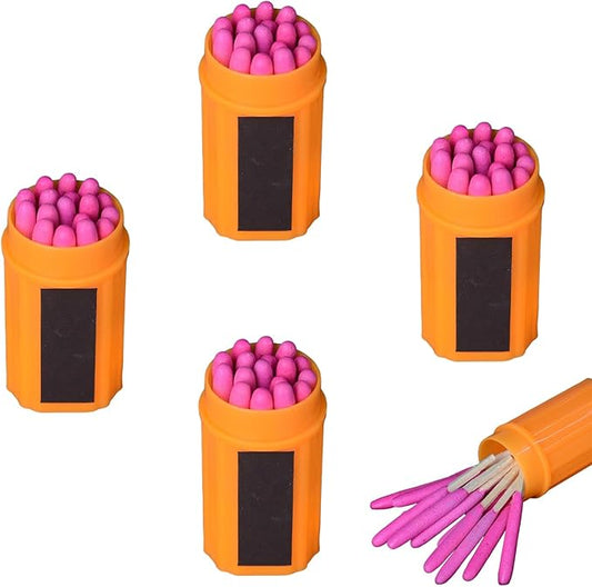 Waterproof Matches Survival Set, 20 Pieces/Barrel Outdoor Stormproof Match Kit with Case,Camping Emergencys Fire Starters