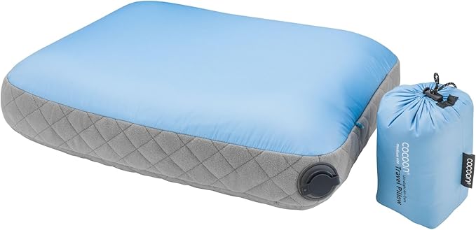 cocoon- Premium - Ultralight AirCore Pillow - Full Size - Light Blue