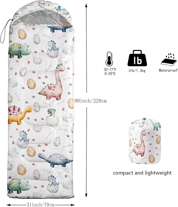 CVHOUSE Camping Sleeping Bags,3 Season Warm & Cool Weather,Lightweight,Waterproof Sleeping Bags for Adults & Kids,Traveling,and Outdoors,Camping Gear Equipment