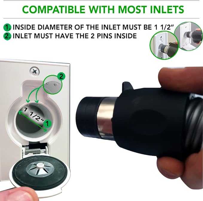 OVO Central Vacuum Carpet Deluxe Accessory Kit, 40ft Dual Voltage hose with pigtail, On-Off Switch at the handle, 6 Adjustable heights Electric carpet beater, 12’’ floor brush and accessories.