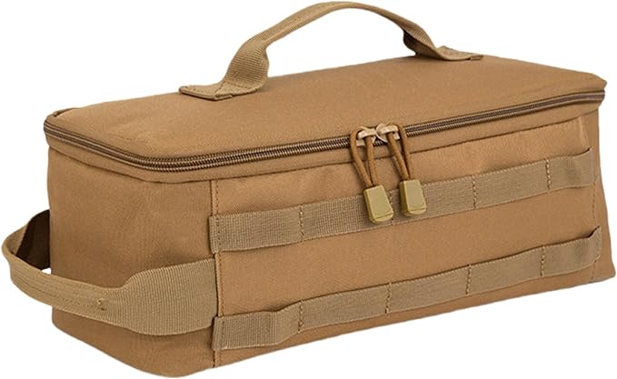 Picnic Backpack, Portable Camping Cookware Bag Outdoor Carrying Picnics Tableware Organizers Large Capacity Utensils Storage Bag Enduring