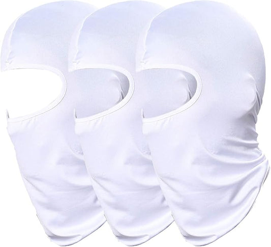 Pack of 3 Ski Mask Bandana Face Hat for Outdoor Airsoft Motorcycle Hood Helmet Balaclavas Headwear